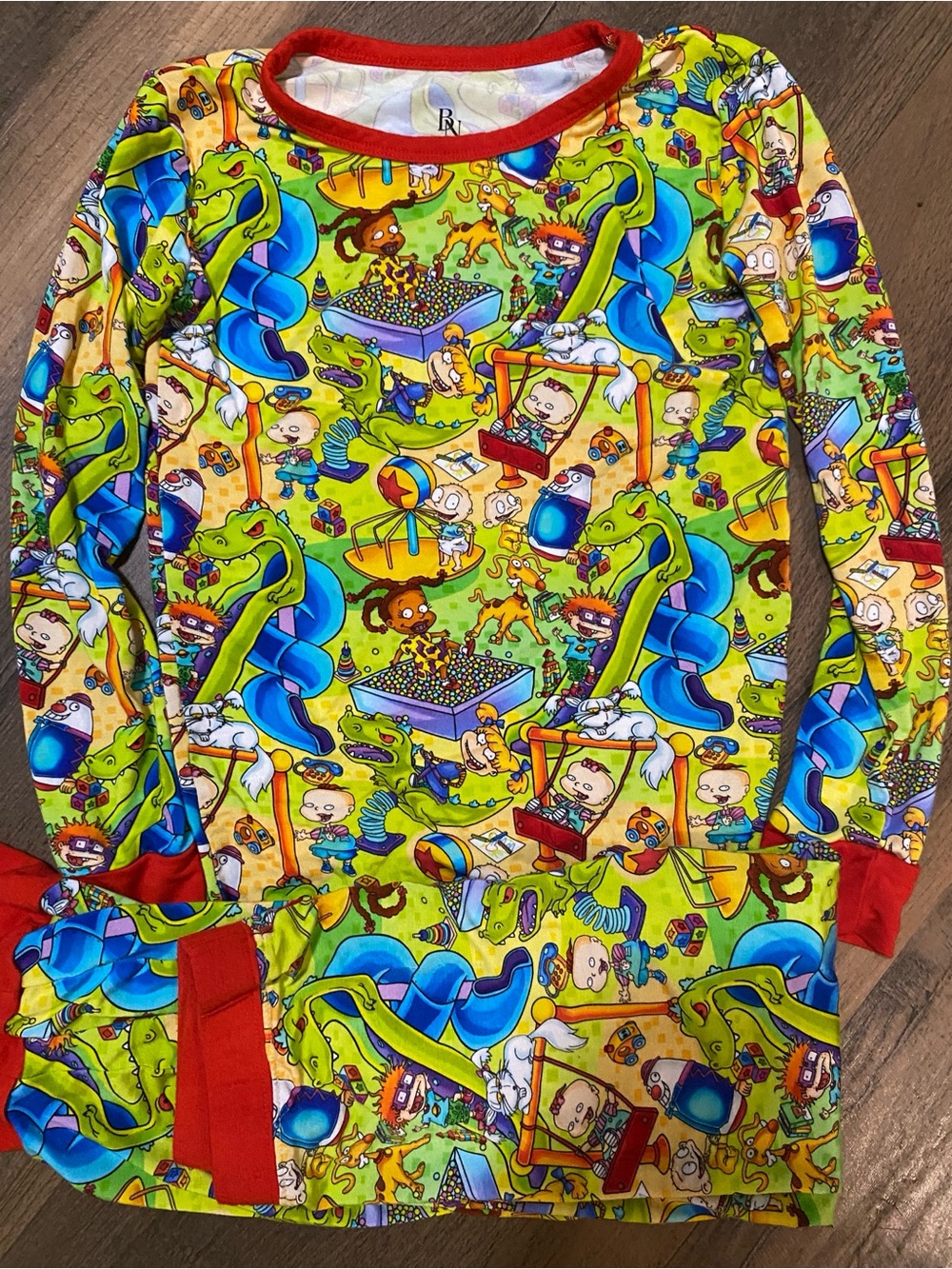 Bamboo Necessities Rugrats pajama set EUC 5/6